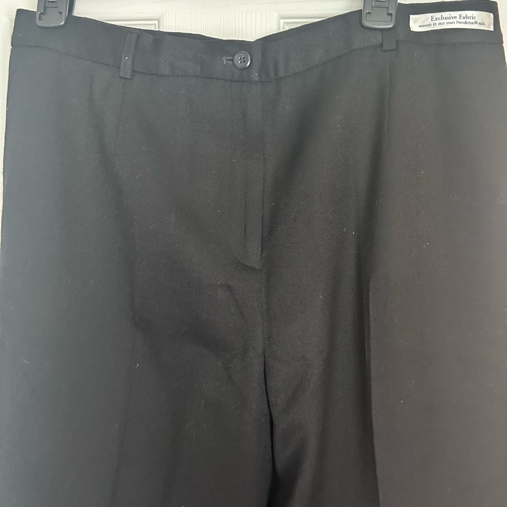 Pendleton Lined women’s Dress Pants | Virgin Wool | Black | size 12 - Picture 5 of 8